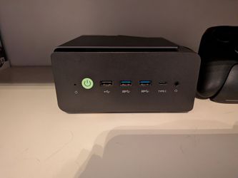 GMKtec Gaming Mini PC AMD Ryzen 7 H 255 (Upgraded 8745HS) 16GB DDR5 512GB SSD
Desktop Computer 3XM.2 2280 Expansion, Oculink, Dual NIC 2.5G, HDMI 2.1,