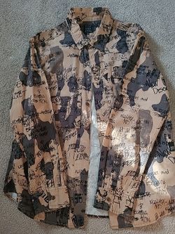 Punkroyal Men's Button Up Longsleeve Shirt Size Xl Men 