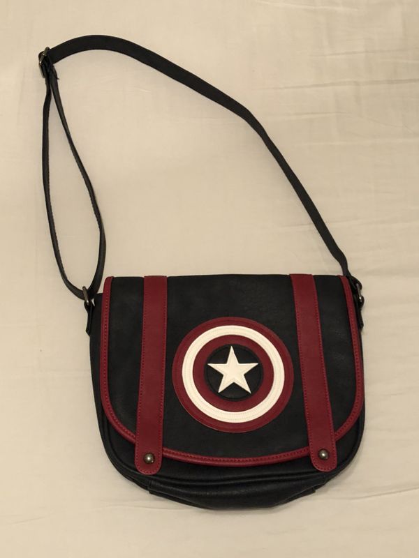 loungefly captain america crossbody bag