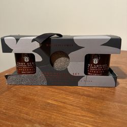 Foot Revival Set Scrub Lotion Pumice Stone Restoring New Vitamin E Unisex