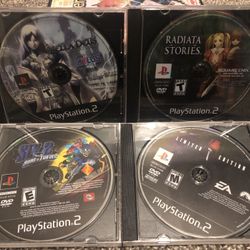 4 PlayStation 2 Games -disc Only $100