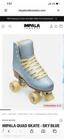 Women’s Impala Quad Skate Sky Blue/Yellow