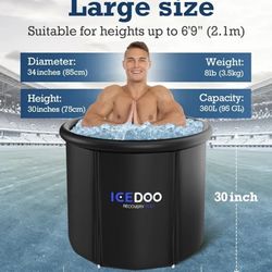 Brand New Icedoo Ice Bath / Recovery Pod – Sealed