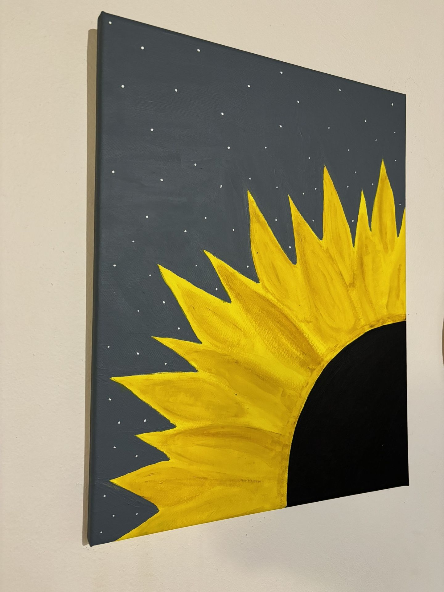 Sunflower Homemade Painting