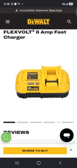 Dewalt 8 amp fast charger (NEW)