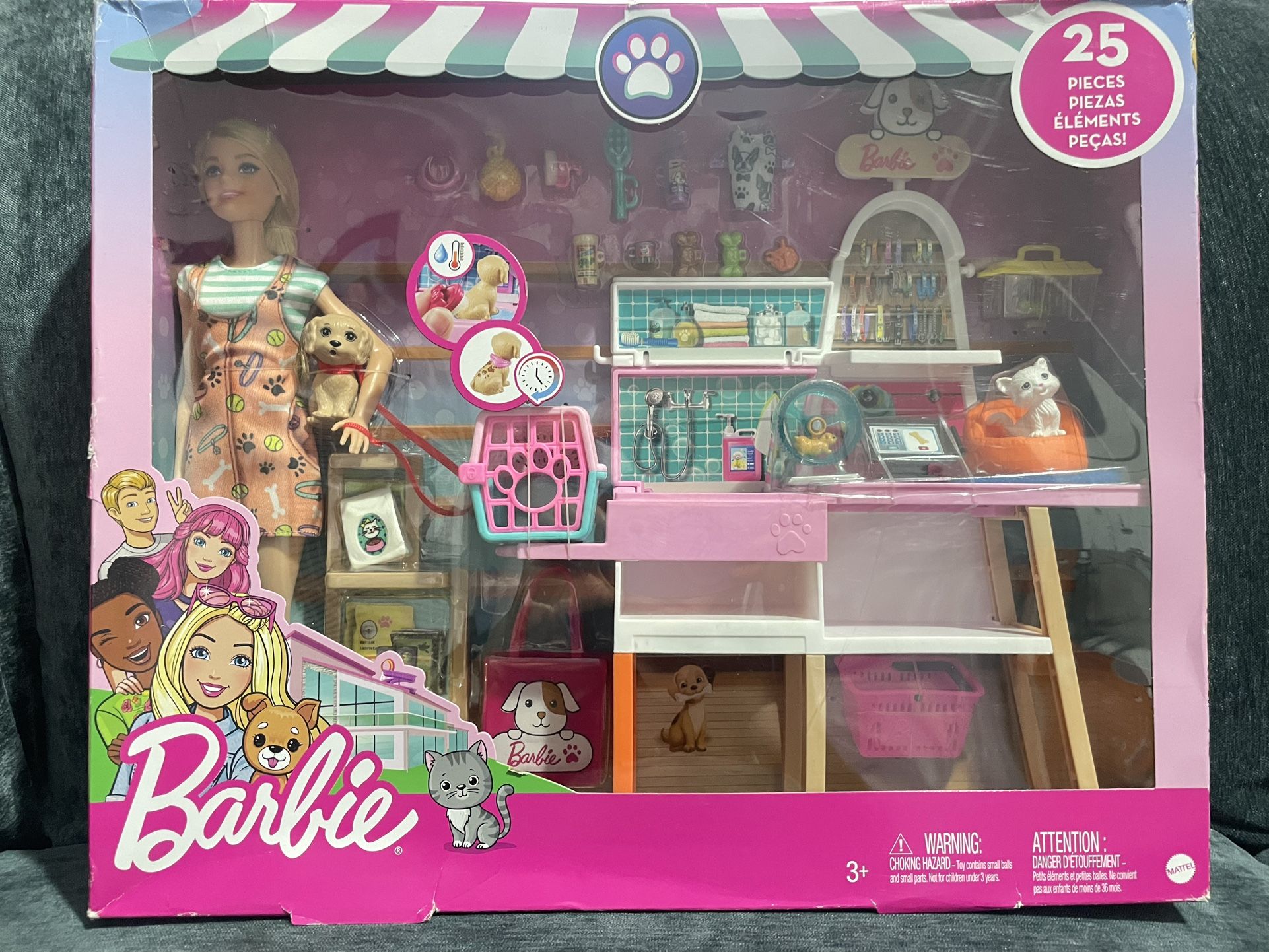 Barbie - Doll and Pet Boutique Playset