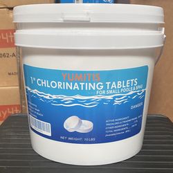 10 Lbs Swimming Pool 1 Inch Chlorine Tab