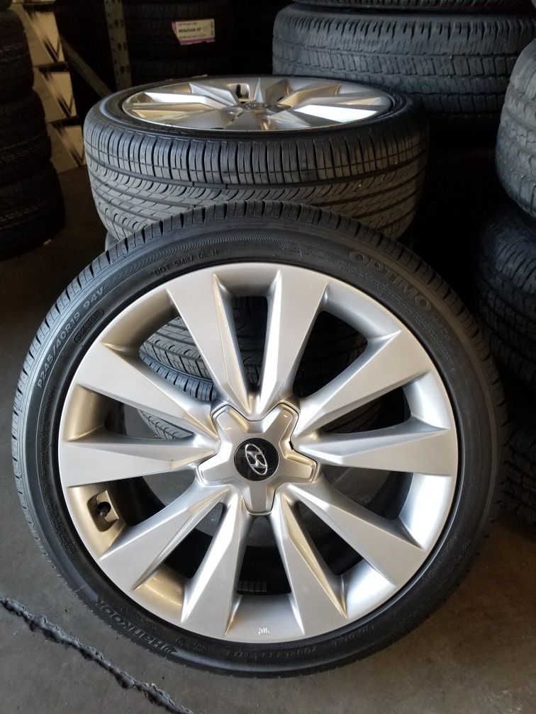 19" Hyundai wheels and tires (grandeur genesis azera) 2454019 for Sale ...