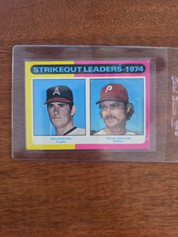 1975 Topps Nolan Ryan Strike Out Leaders 