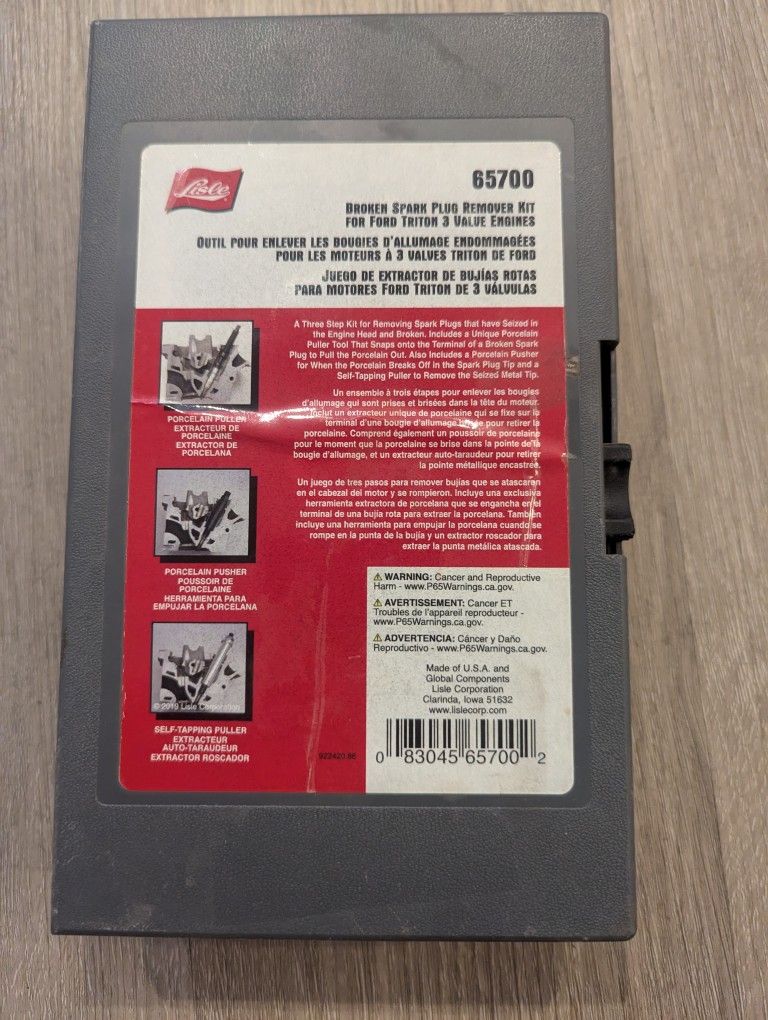 Lisle Ford Broken Spark Plug Removal Kit