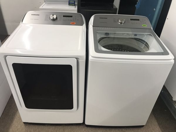 BRAND NEW Samsung Top Load Washer and Dryer Set! for Sale in Houston