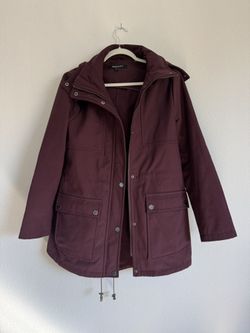 Kenneth Cole Deep Burgundy Utility Jacket
