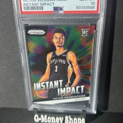 2023 Prizm Victor Wembanyama Instant Impact PSA 10