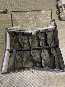 (2) Collapsible shoe storage bags