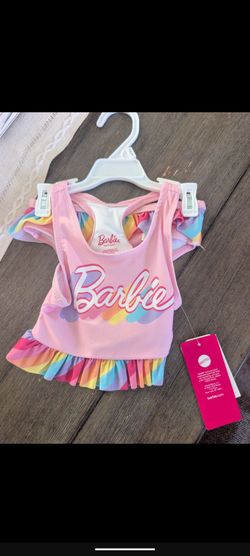 Barbie Girls Two-Piece Swimsuit with Tags 12 months