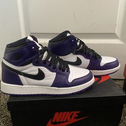 Jordan 1 Court Purple Gs 7