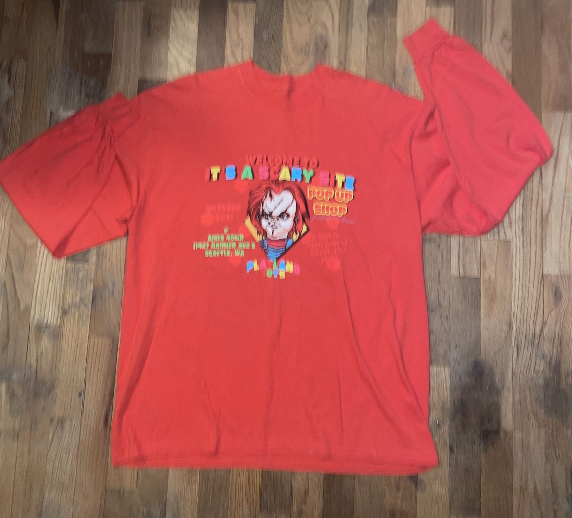 This T-shirt pop-up event hosted by Playland Toys in Seattle in October 2021