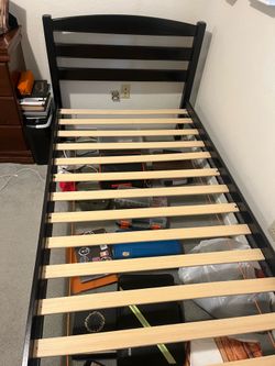 Single bed frame $75