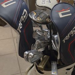 Golf Clubs. Driver, Woods, Iron Sets, Putters, Wedges, Golf Bag