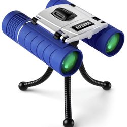 Kids binoculars with tripod Blue Toddler Binoculars With Pouch