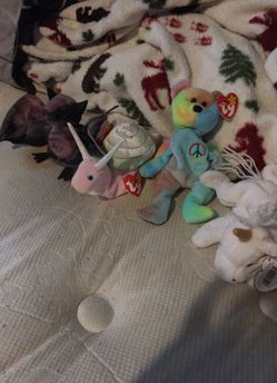 Rare beanie baby's including date error mystic !!