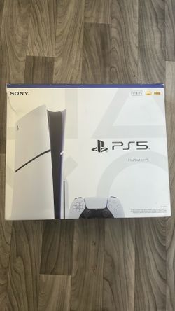 PS5 with remote and controllers