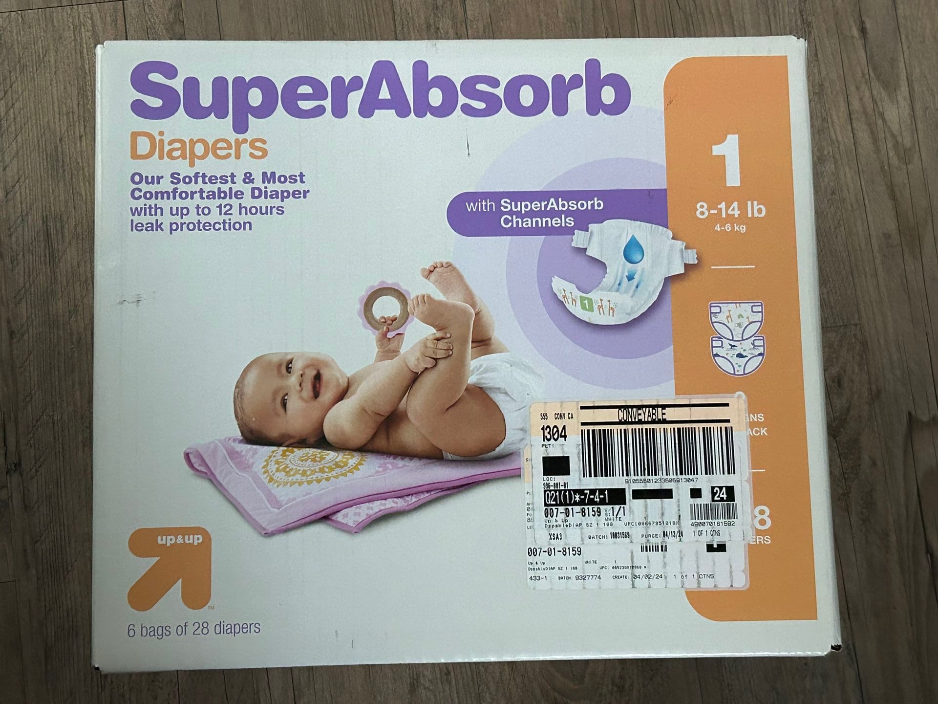 SuperAbsorb Diapers 