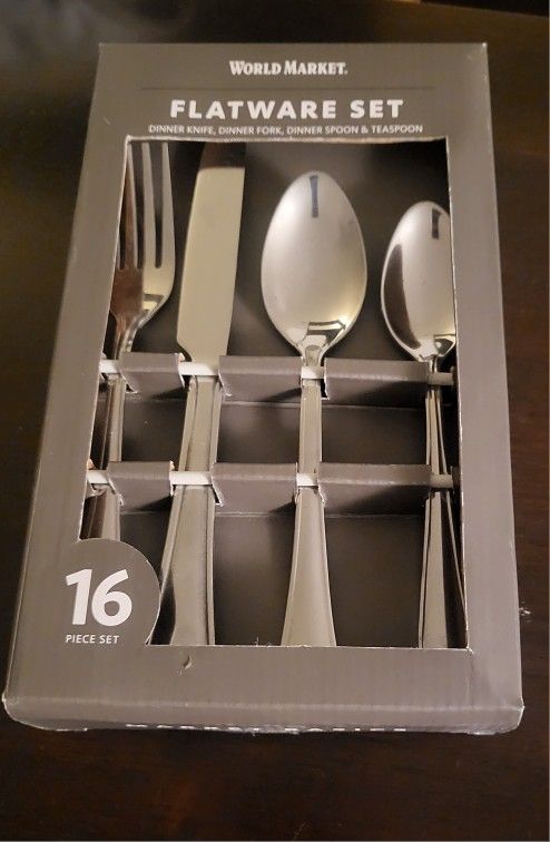 World Market FLATWARE SET 16 PIECES
