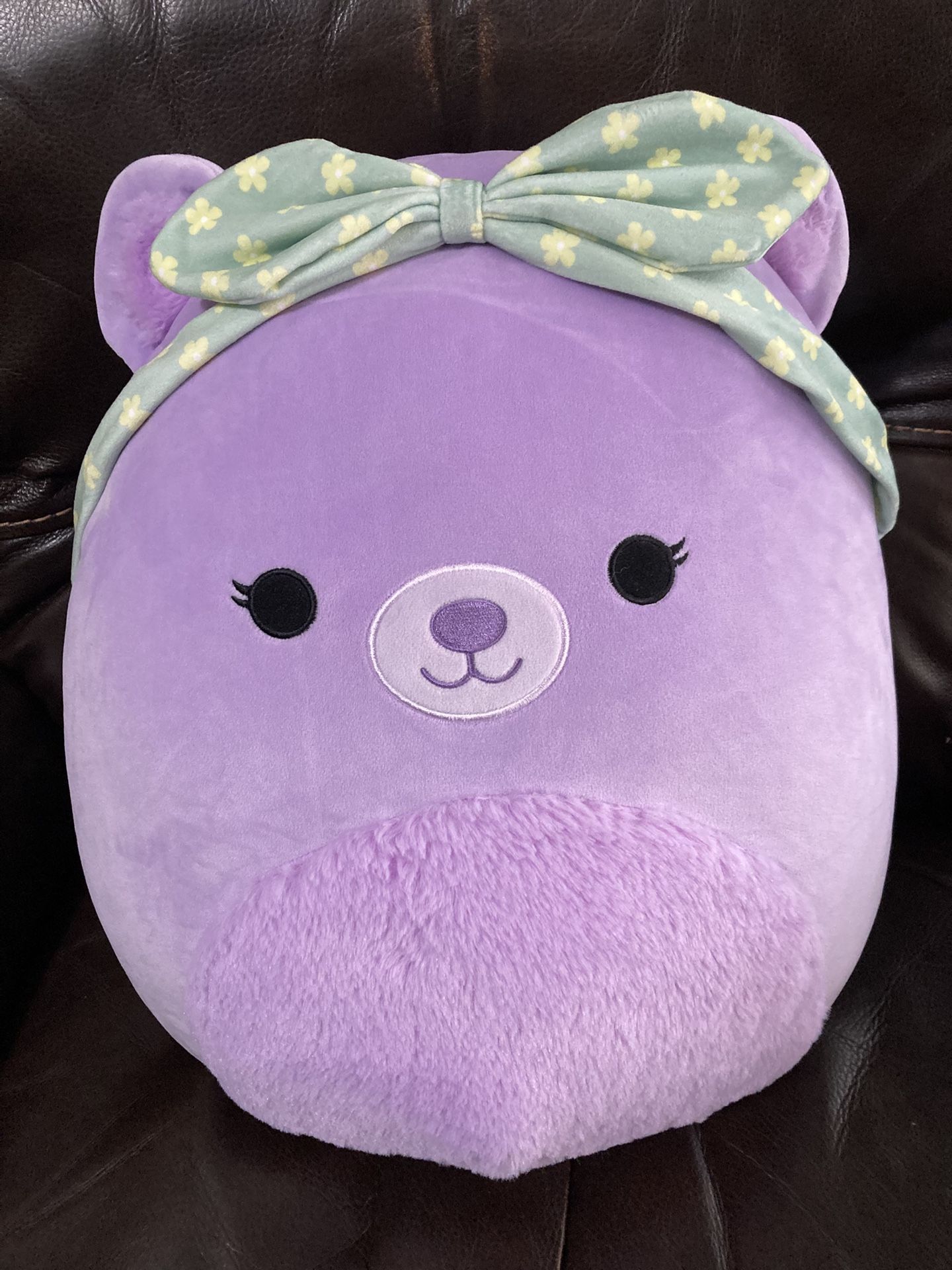 LARGE 20" Squishmallows Official Kellytoy Squishy Soft Plush Silvy the Bear WITH TAG!
