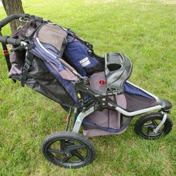 BoB Single Stroller With Tray