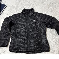 WOMENS LARGE NORTH FACE 550 PUFFER JACKET COAT BLACK