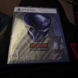 Predator Hunting Grounds PS5 PlayStation 5 Game w/ Mask Slipcover New Sealed