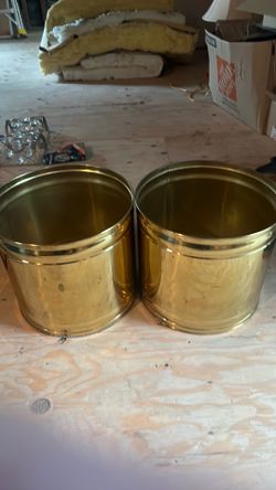 Brass planters
