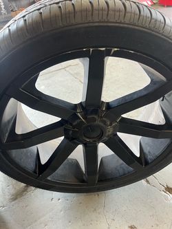 Set of used wheels for Chevy and ford 6 lug 24x9.5