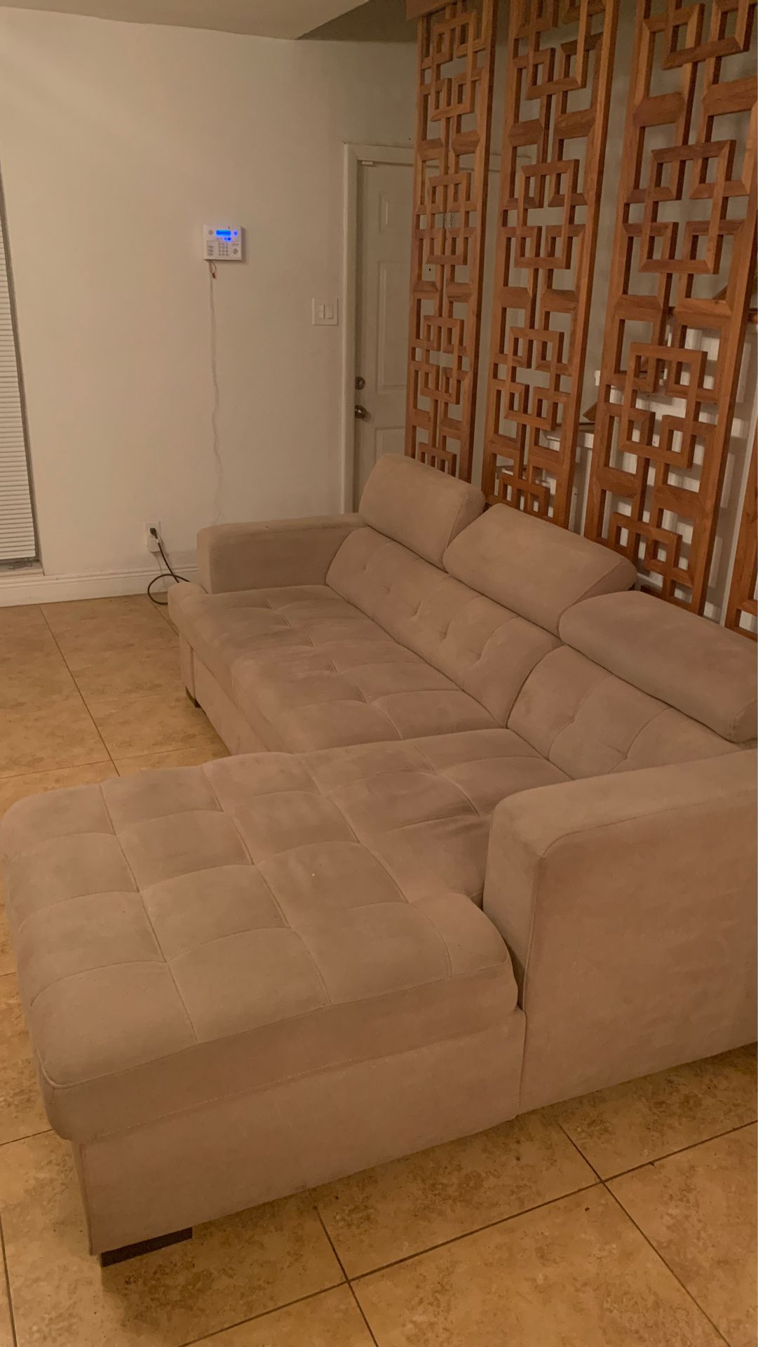 L sectional couch