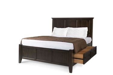 New Traditions California King Storage Bed - Espresso