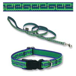 Dog Pet Collar & Leash Lead Combo Lupine NEW