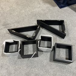 Unused Unique Shape Shelf Frames