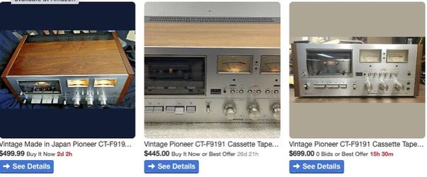 Pioneer CT-F9191 Cassette player