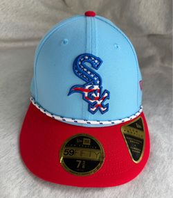 NWT Chicago White Sox America Themed Red, White & Blue Fitted Baseball Hat $25