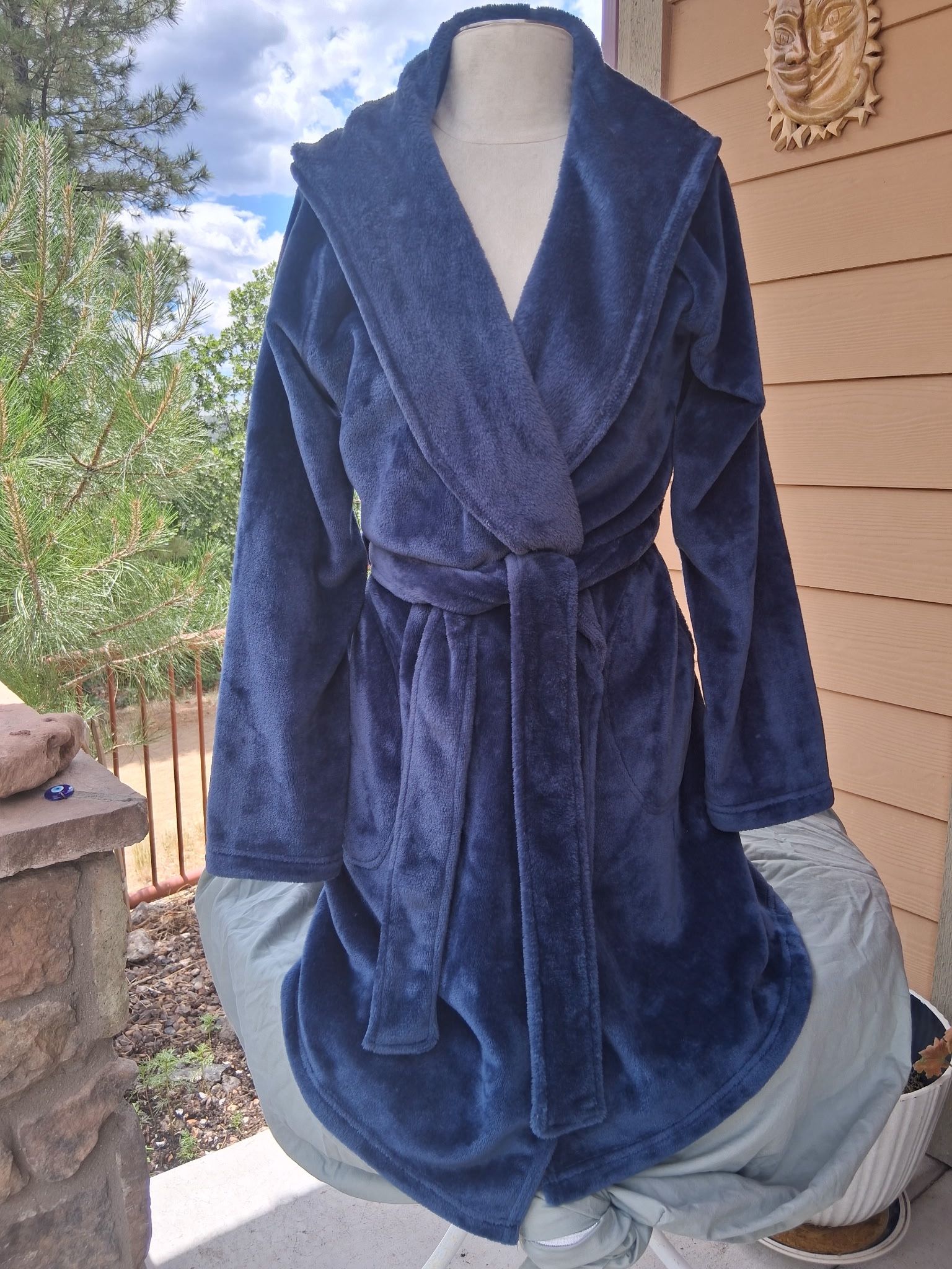 UGG NAVY BLUE ROBE