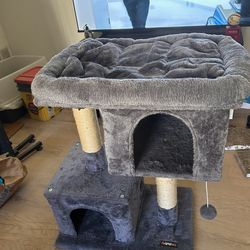 Gray Cat Tree