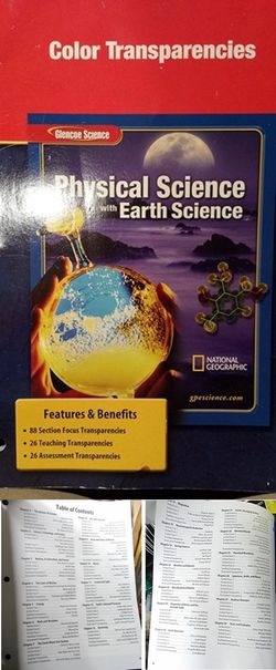 BOOK Color Transparencies Glencoe Science (Glencoe Science, Physical Science with Earth Science)
