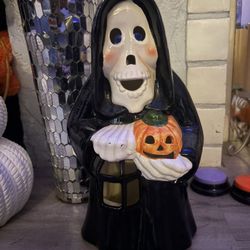 Halloween Decor Skeleton Lantern 