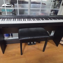 Yamaha P95 Digital Piano With Bench & Pedals
