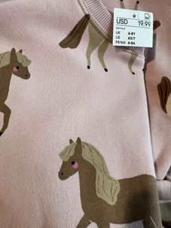 Girls Soft Pink Sweater Dress 6x/7