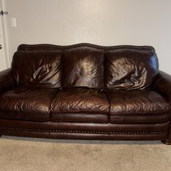 Leather Couch 