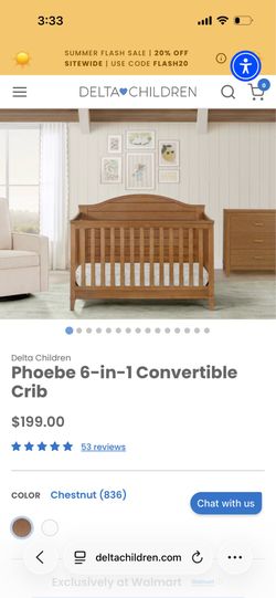 6in1 convertible crib