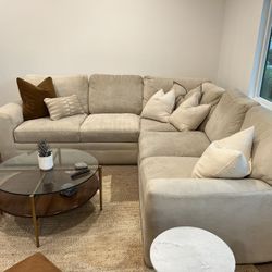 Off White/Beige Deep Sectional