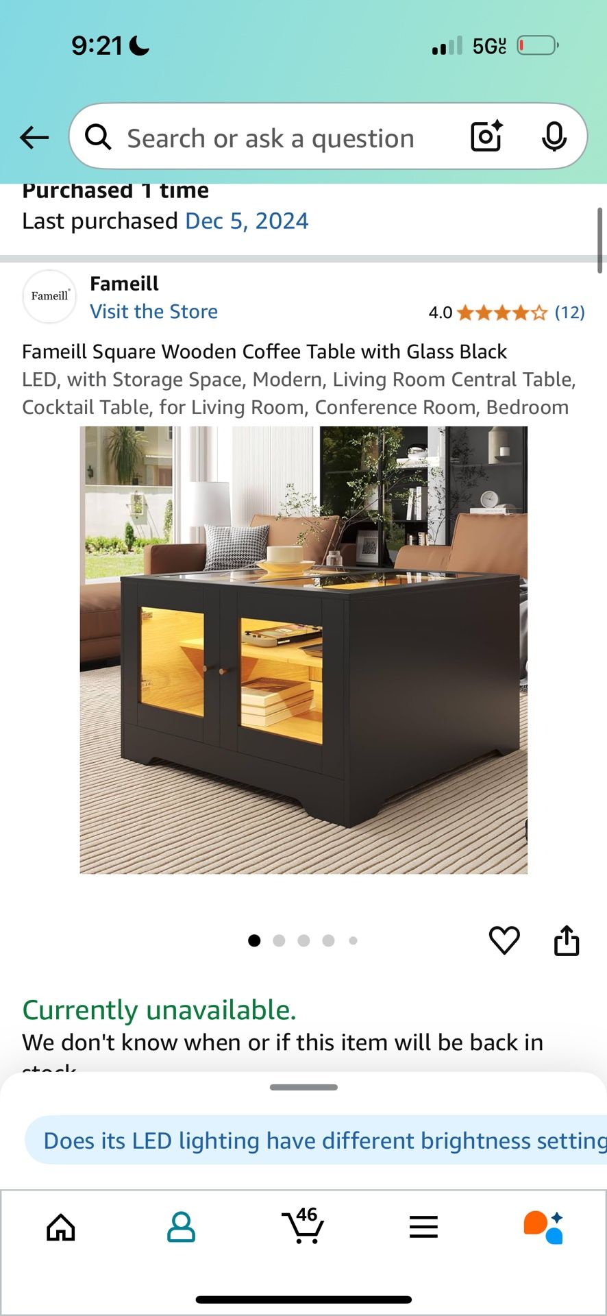 Coffee Table/ Center table
